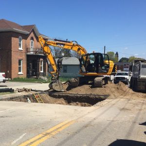 Street work in Norfolk County